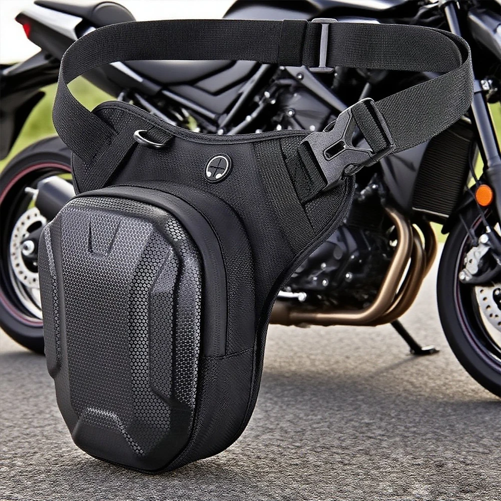 Motorcycle Leg Bag with Multi Pockets Motorcycle Waist Pack Drop Leg Pack Multifunctional Leg Pouch for Hiking Traveling Fishing