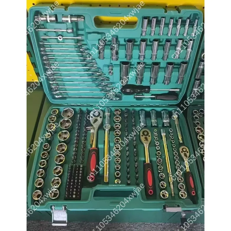 

Комплексный набор инструментов для ремонта автомобилей из 216 предметов: полный комплект торцевых ключей для обслуживания автомобилей и гаражных работ