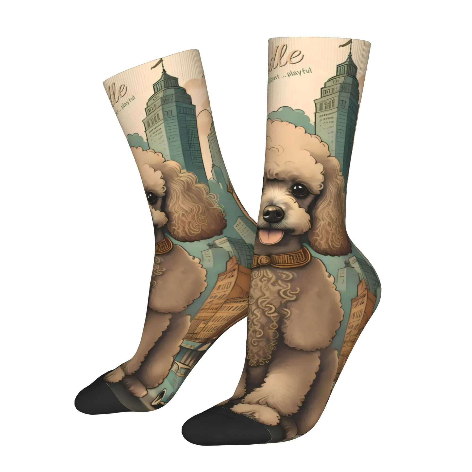 

Dog illustration Dog Socks Male Mens Women Summer Stockings Polyester