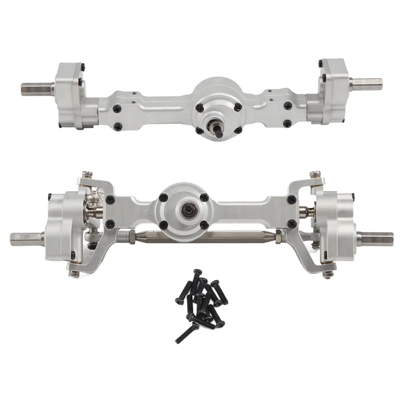 

WOWFU-Full Metal Front And Rear Portal Axle For MN D90 MN-90 MN96 MN98 MN99S MN45 1/12 RC Car Upgrade Parts Accessories