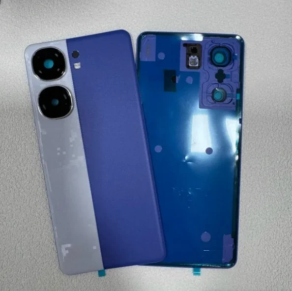 Glass Back Cover Replacement For Vivo iQOO neo9 Neo 9 Pro A++ Rear Battery Housing With Camera Lens, Repair Spare Part