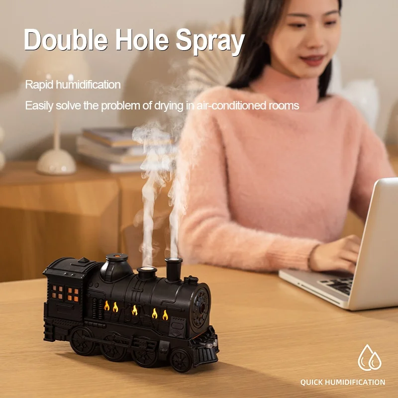 Pociąg nawilżacz powietrza maszyna do aromaterapii ultradźwiękowy spray do aromaterapii dyfuzor zapachowy zdalnie sterowany odświeżacz powietrza 300ml