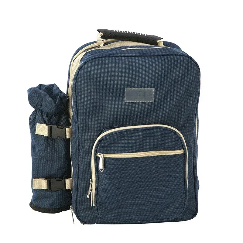 

New With Outdoor Camping Tableware Cup Set Set Outdoor Camping Travel BBQ Picnic Bags Lunch Bag Portable 4 Persons Picnic Backp