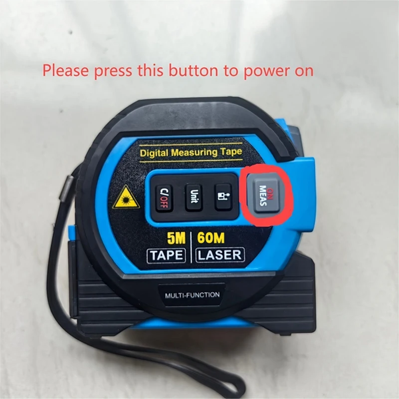 Laser Tape Measure,3-In-1 High-Precision Rechargeable Infrared Laser Rangefinder