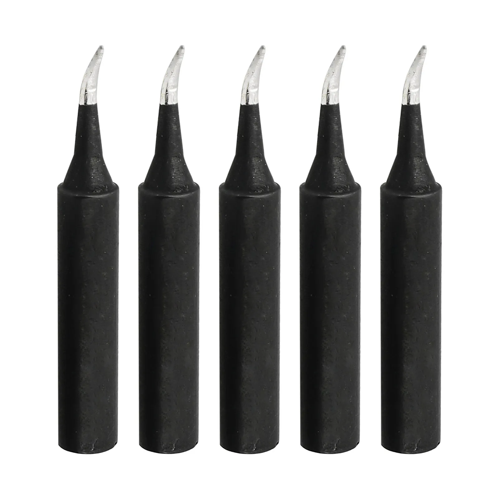 

Practical Soldering Iron Tip Soldering iron tip Parts Exquisite High Quality 5pcs 900M-T Black Brand New Metal