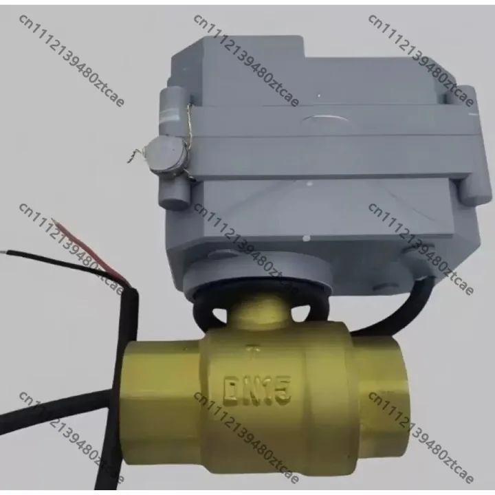 2Wire Single Control Power Off Reset Electric Valve Solar Air Conditioning Water Gas Valve For Car Dual Heat Pump System