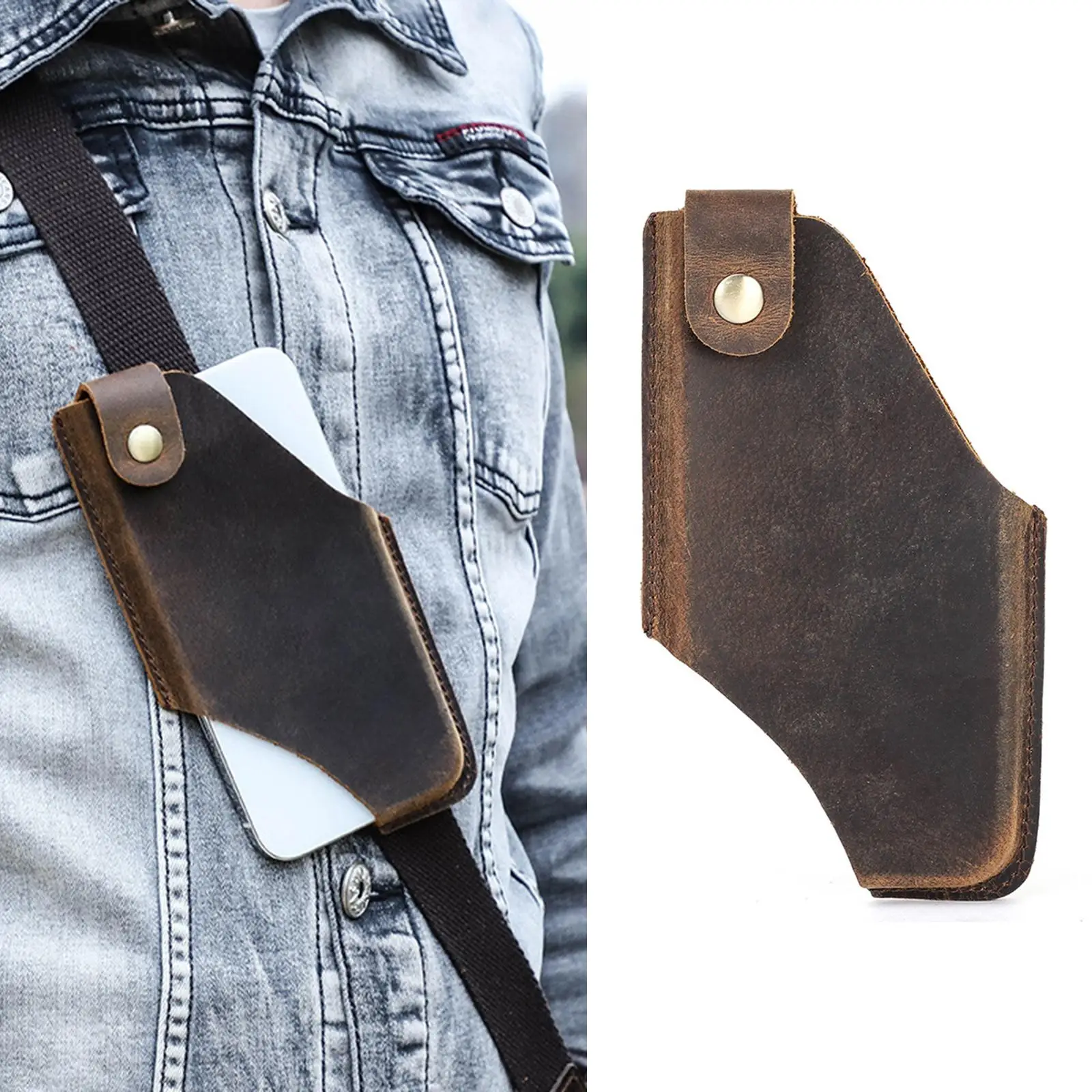 

Belt Clip Phone Case Leather Phone Sleeve for Sports Running Women Men