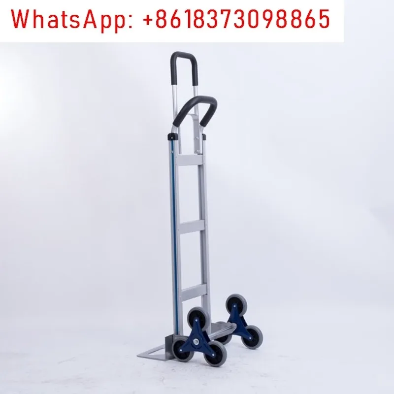 Traplopen artefactwagen, dragen zware voorwerpen op en neer trappen bagagewagen, draagbare opvouwbare familiewagen
