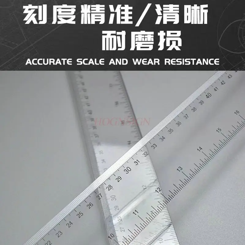 1pcs T-square, T-shaped student drawing teaching aid, auxiliary drawing ruler, engineering drawing ruler