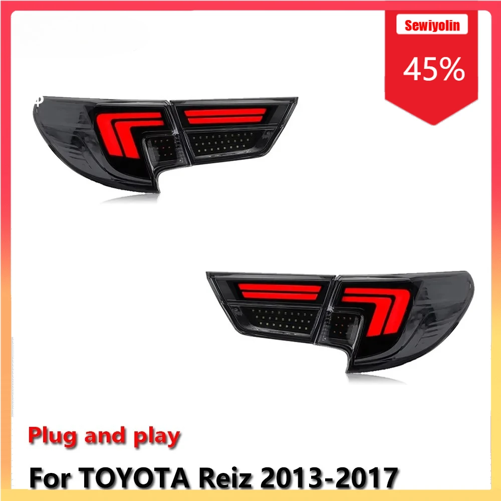 

Car LED Tail Light Automobile Parts For Toyota Reiz Mark X 2013-2017 Auto Fog DRL Brake Turn Signal Lamp Plug and Play