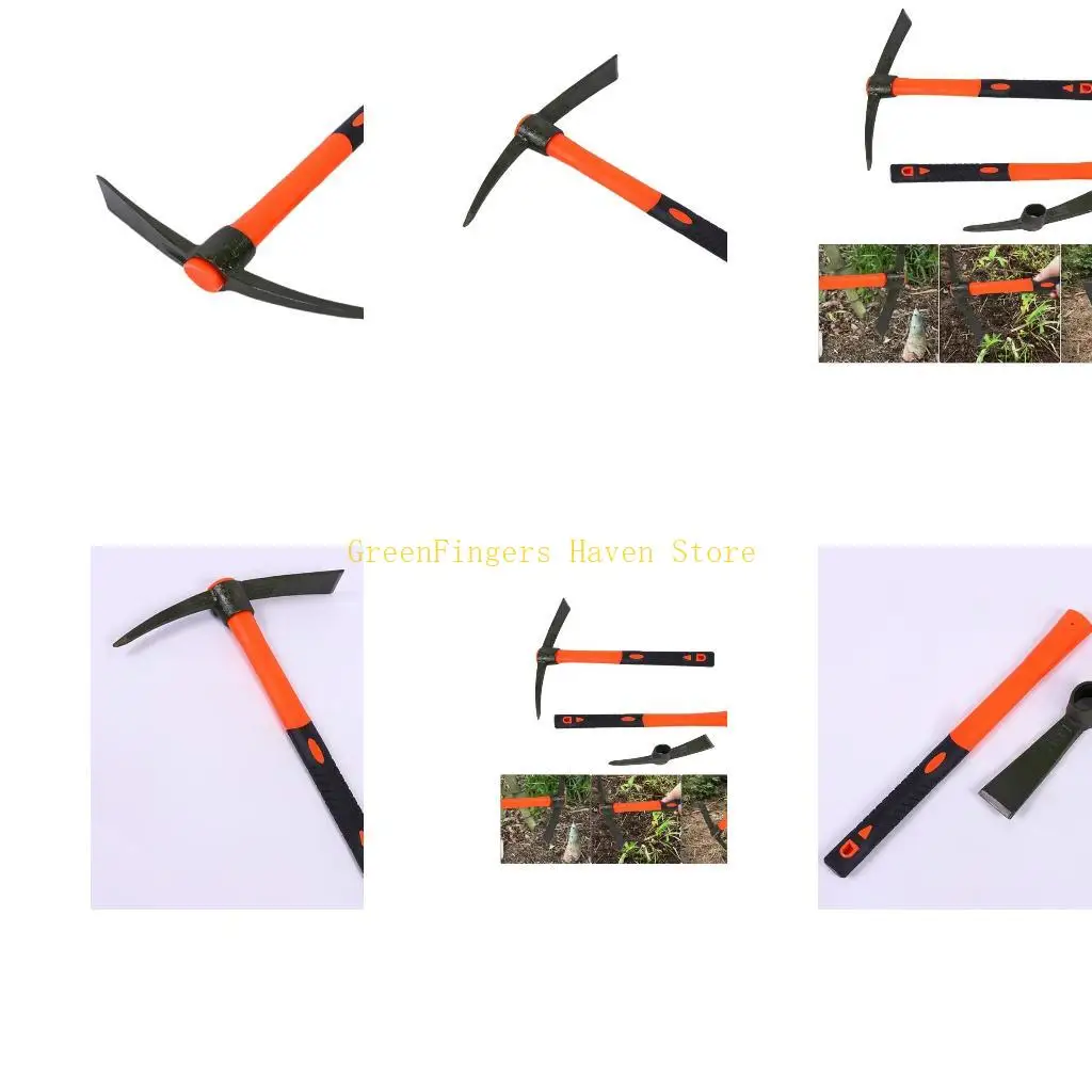 

F68D Эргономичная миниатюрная мотыга для точного копания в садах, кемпингах, фермах. Садоводство. Укладка мощения. Строительные