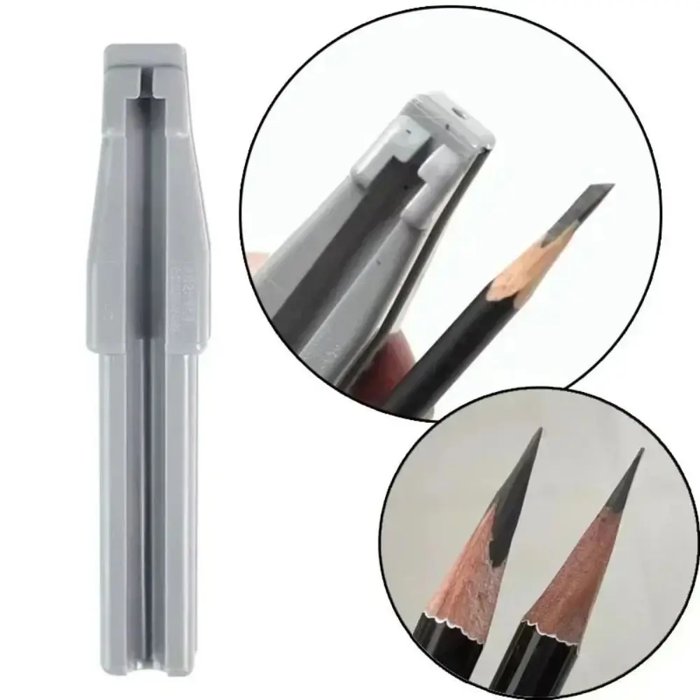 Nuovo strumento per affilare le matite per sopracciglia in PP a forma di becco d'anatra Matita per sopracciglia grigia Shaper Strumento per affilare le matite cosmetiche Strumenti per il trucco