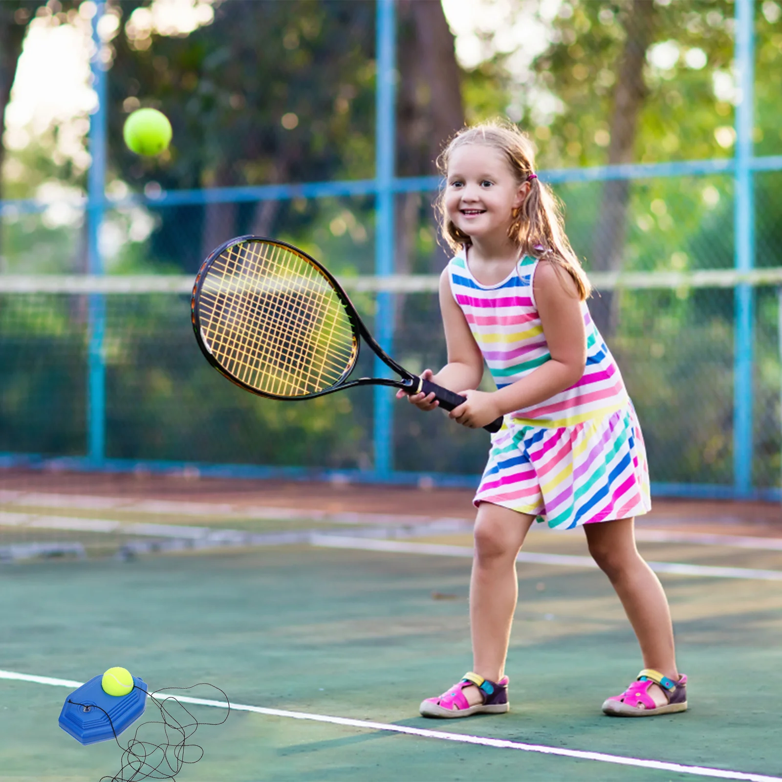 

Tennis Training Equipment Rebound Ball with String Practice Kit for Children Rebounder Sport Tool for Skill Development