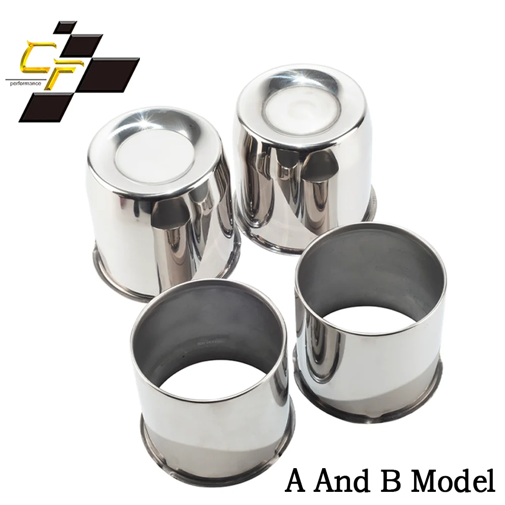 2pcs/4pcs Stainless Steel Push Through Wheel Center Caps Fit for 5.15