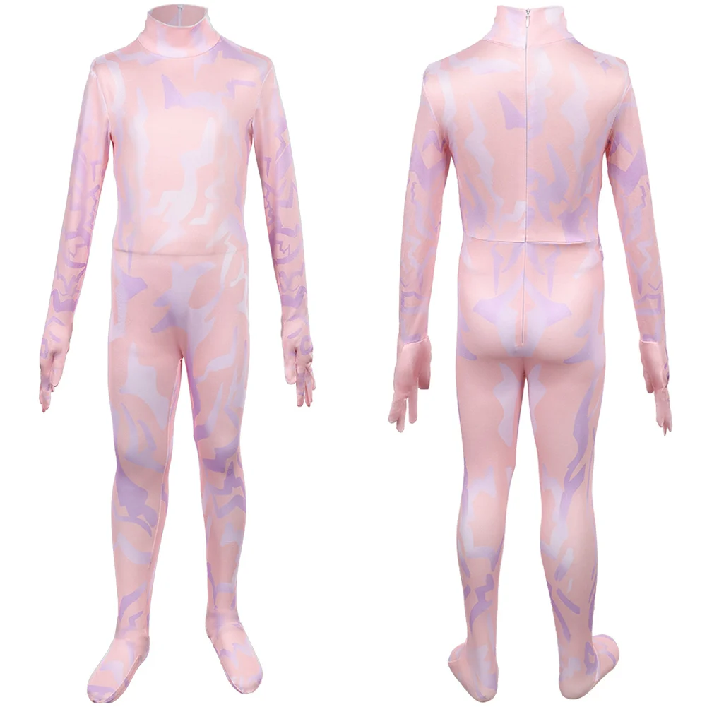 Kids Girls Demon Hunter of KPop Cosplay Rumi Children Top Pants Clothes Outfit Suits Party Disguise Halloween Costume Carnival