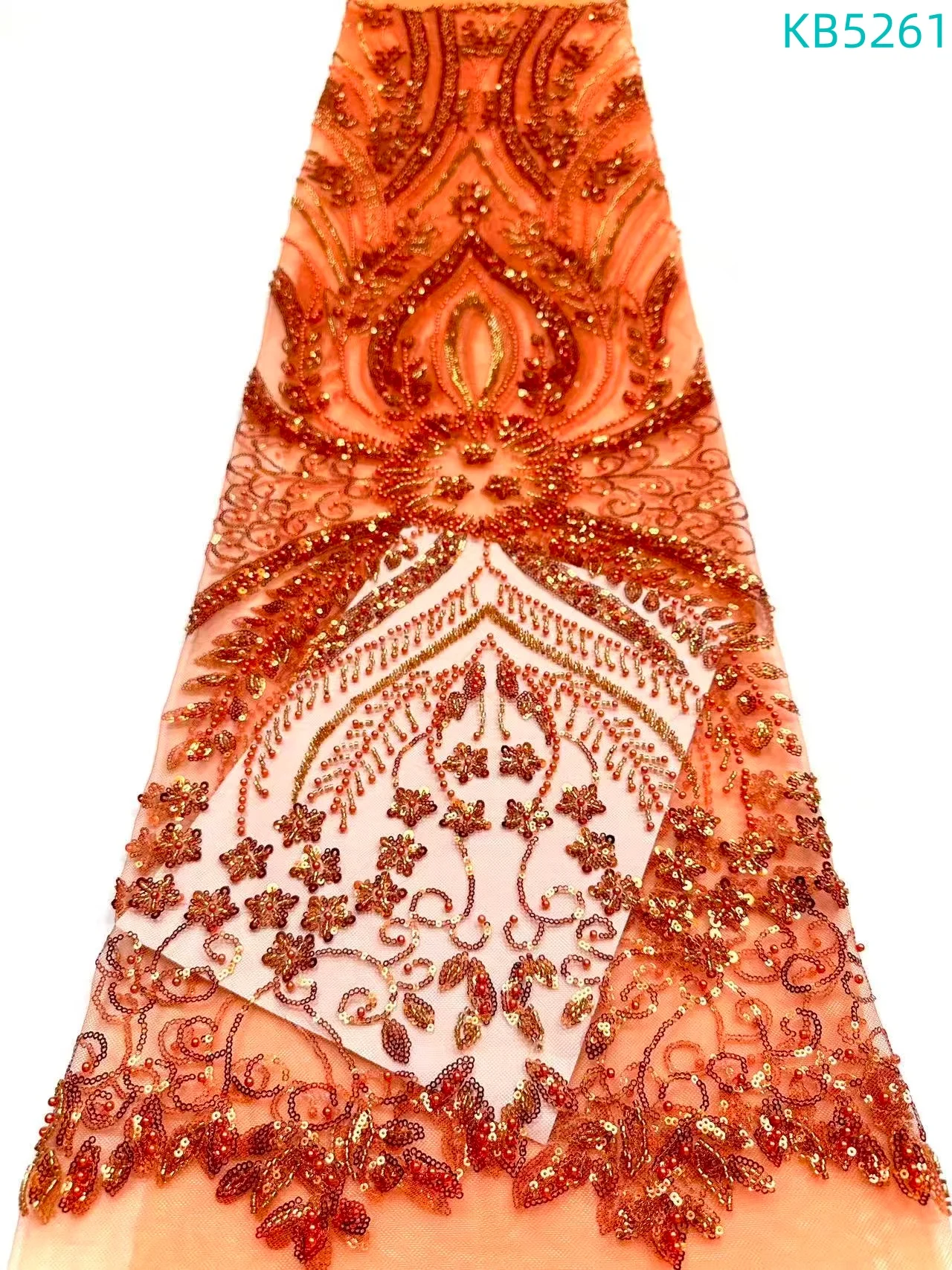 

Зеленая кружевная ткань с бисером Африканская кружевная ткань 5 ярдов 2025 Высокое качество Белая французская сетка с бисером Золотые блестки для шитья KB5261