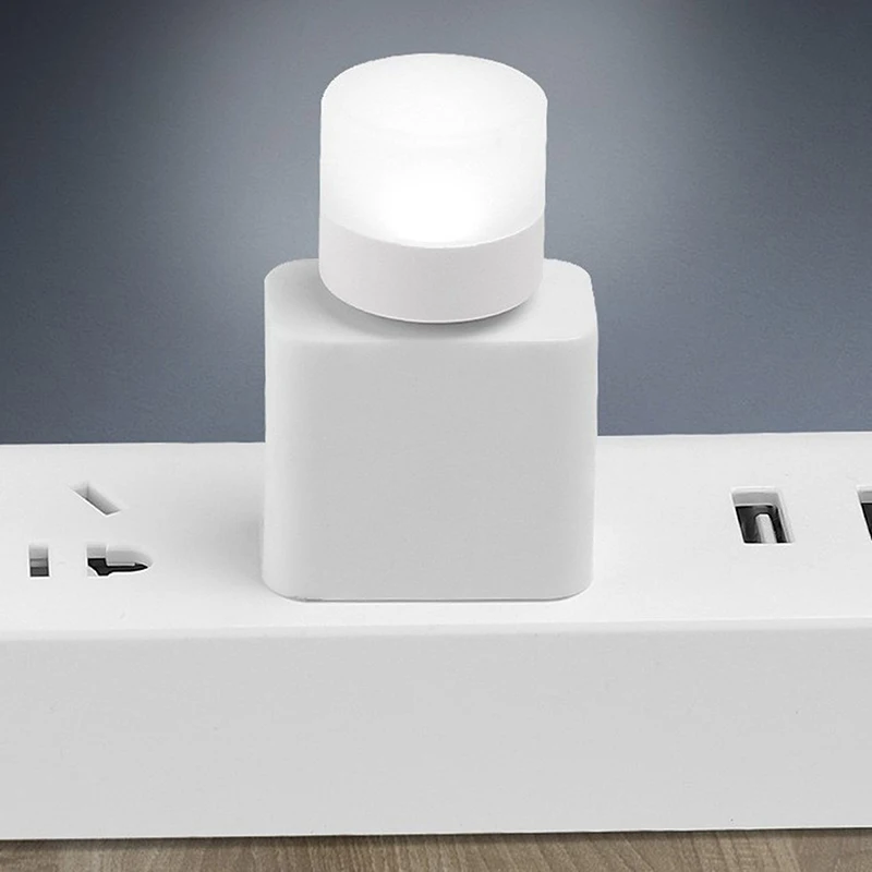مصباح ليلي LED محمول مع USB ، حماية العين ، مقبس صغير بجانب السرير ، ضوء الطوارئ ، جو ، جديد