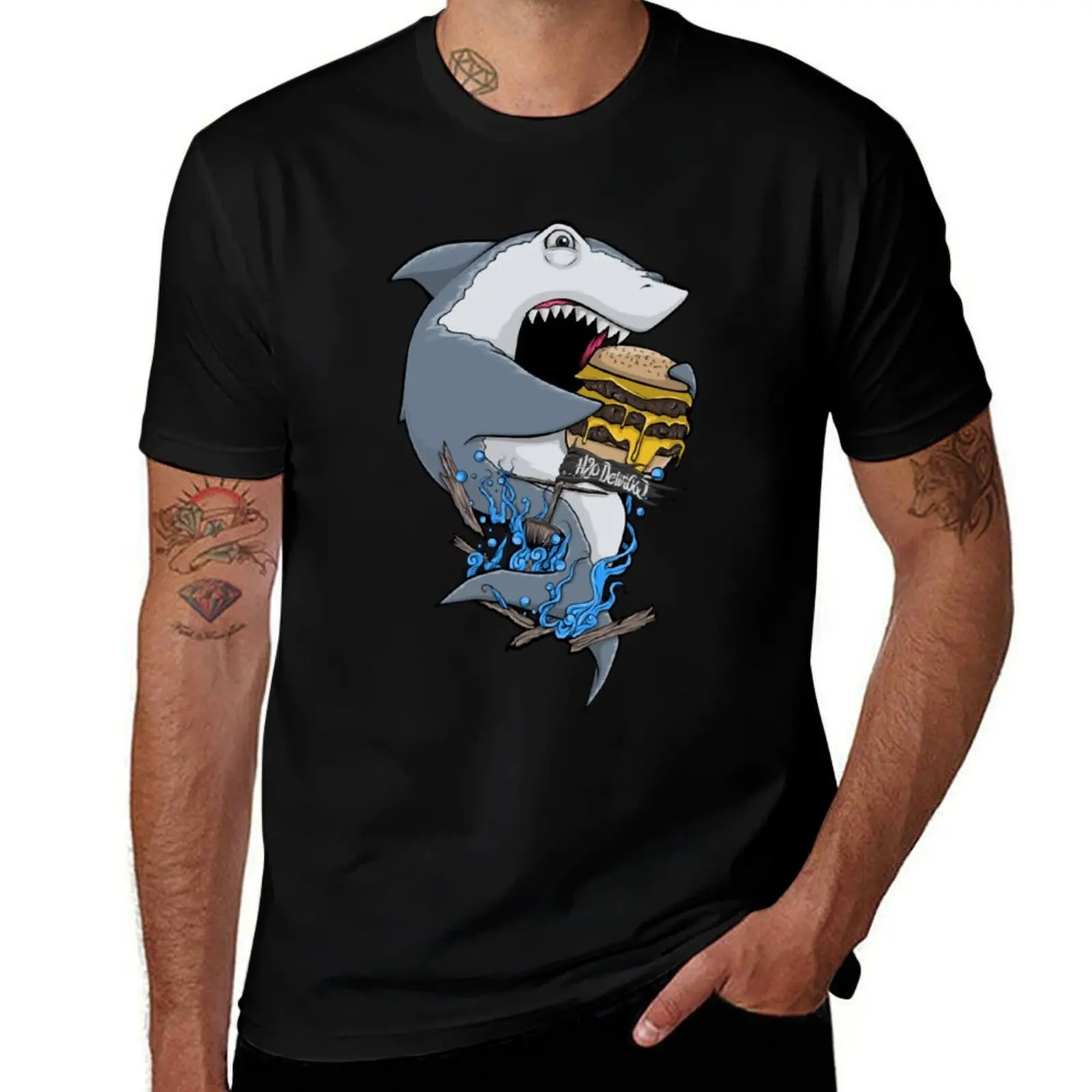 Shark H20 Delirious Phone & Tablet Cases T-Shirt man t shirt cotton high quality T-Shirt