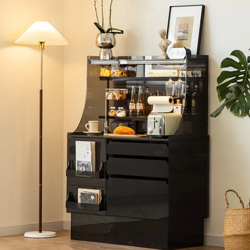 

Acrylic Sideboard Cabinet Nordic Shelf Wine Cabinet Living Room Tea Cabinet
