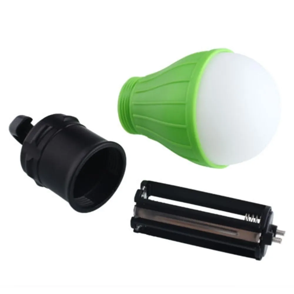 Durable LED Outdoor Camping Lantern Waterproof Portable Hanging Tent Lamp Light Bulb ABS Mini Camping Light Fishing