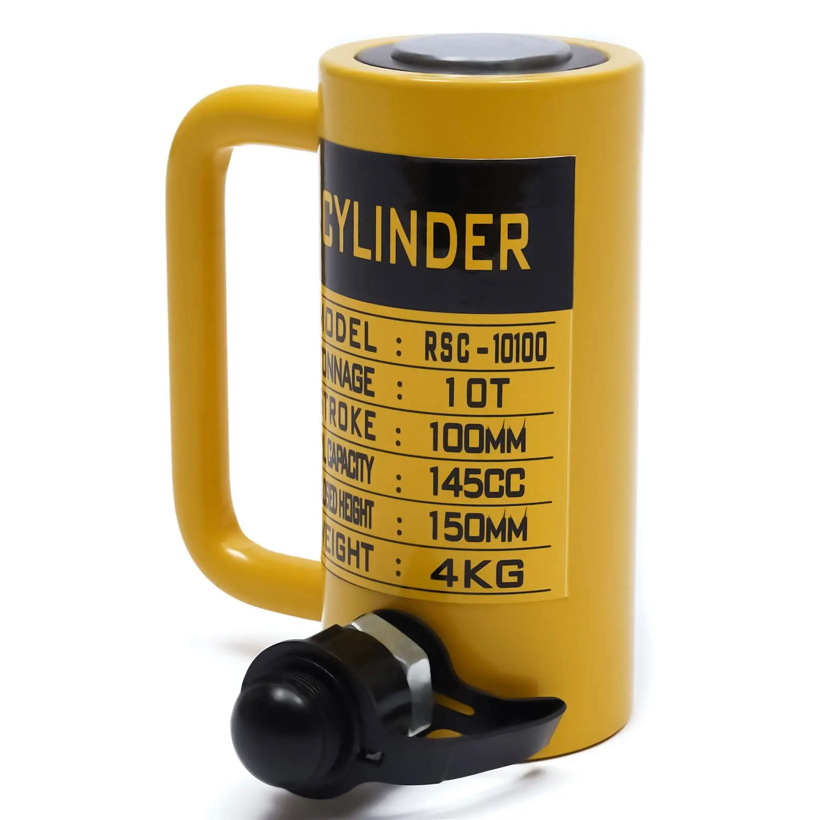 10 طن رافعة اسطوانة هيدروليكية واحدة التمثيل الهيدروليكية رام اسطوانة 100 مللي متر 4 "السكتة الدماغية الهيدروليكية الصلبة جاك الصناعية رفع جاك