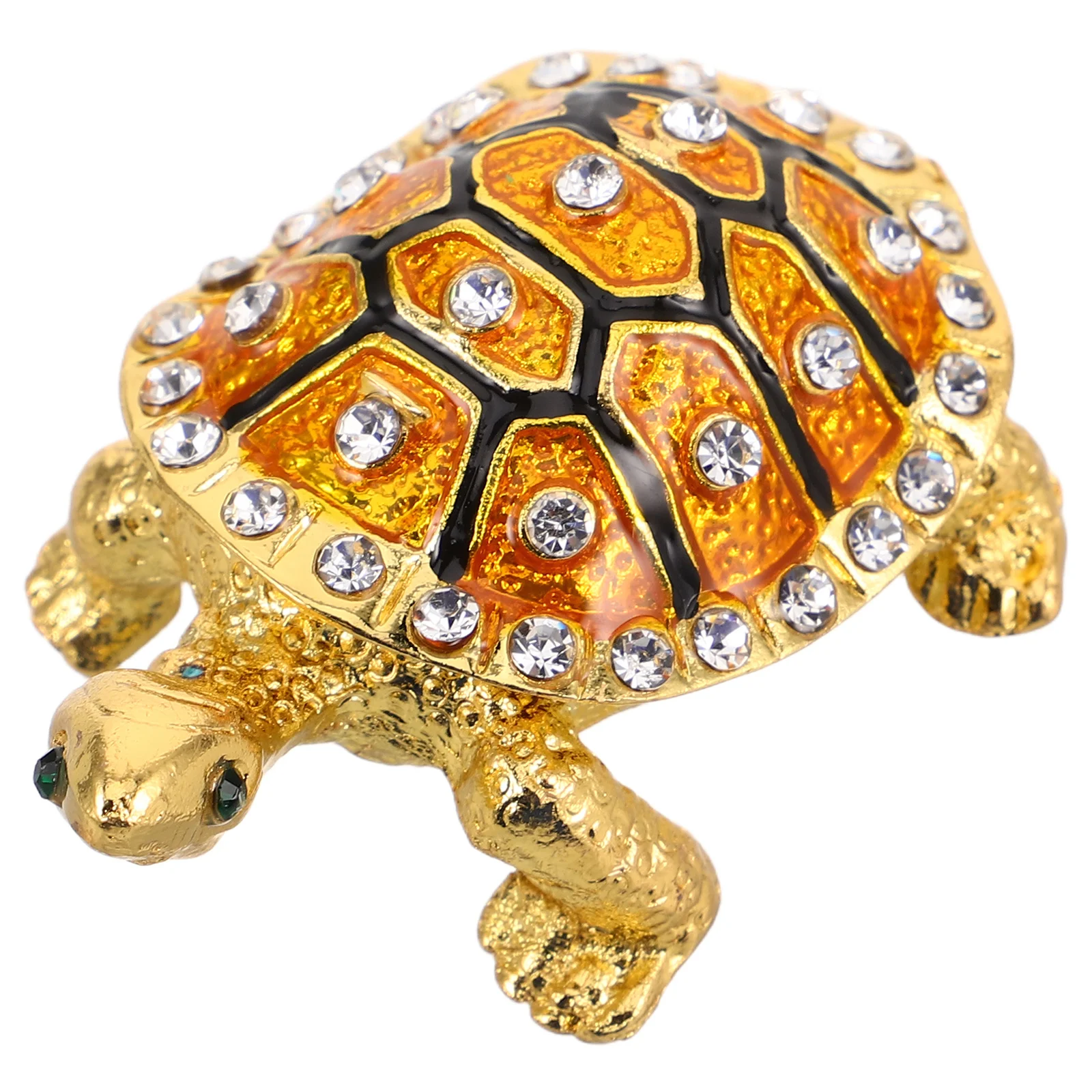 

European Vintage Turtle Jewelry Box Retro Style Jewelry Storage Organizer Decorative Trinket Case for Rings Earrings Small Items