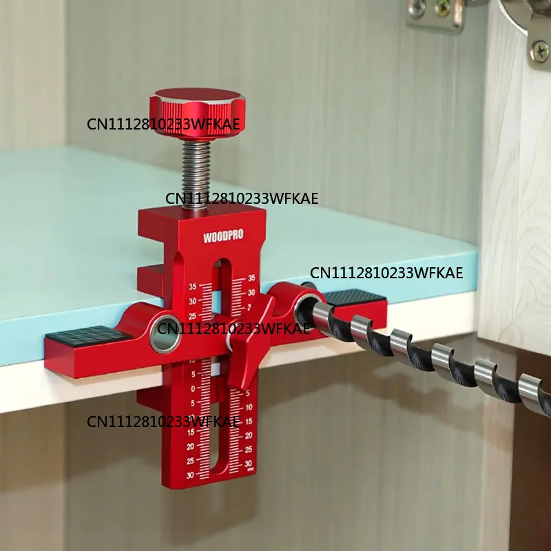 Door plate positioning plate holder opening cabinet door installation tool