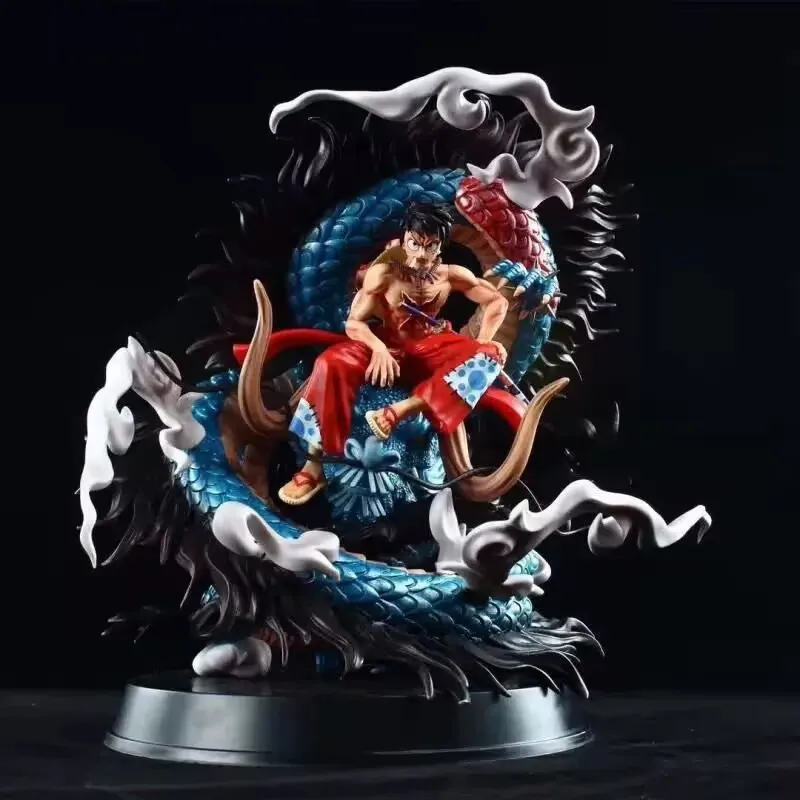 

38cm Anime One Piece Figure Kaidou Vs Luffy Action Figures Pvc Model Collection Statue Desktop Decoration Doll Toy Birthday Gift