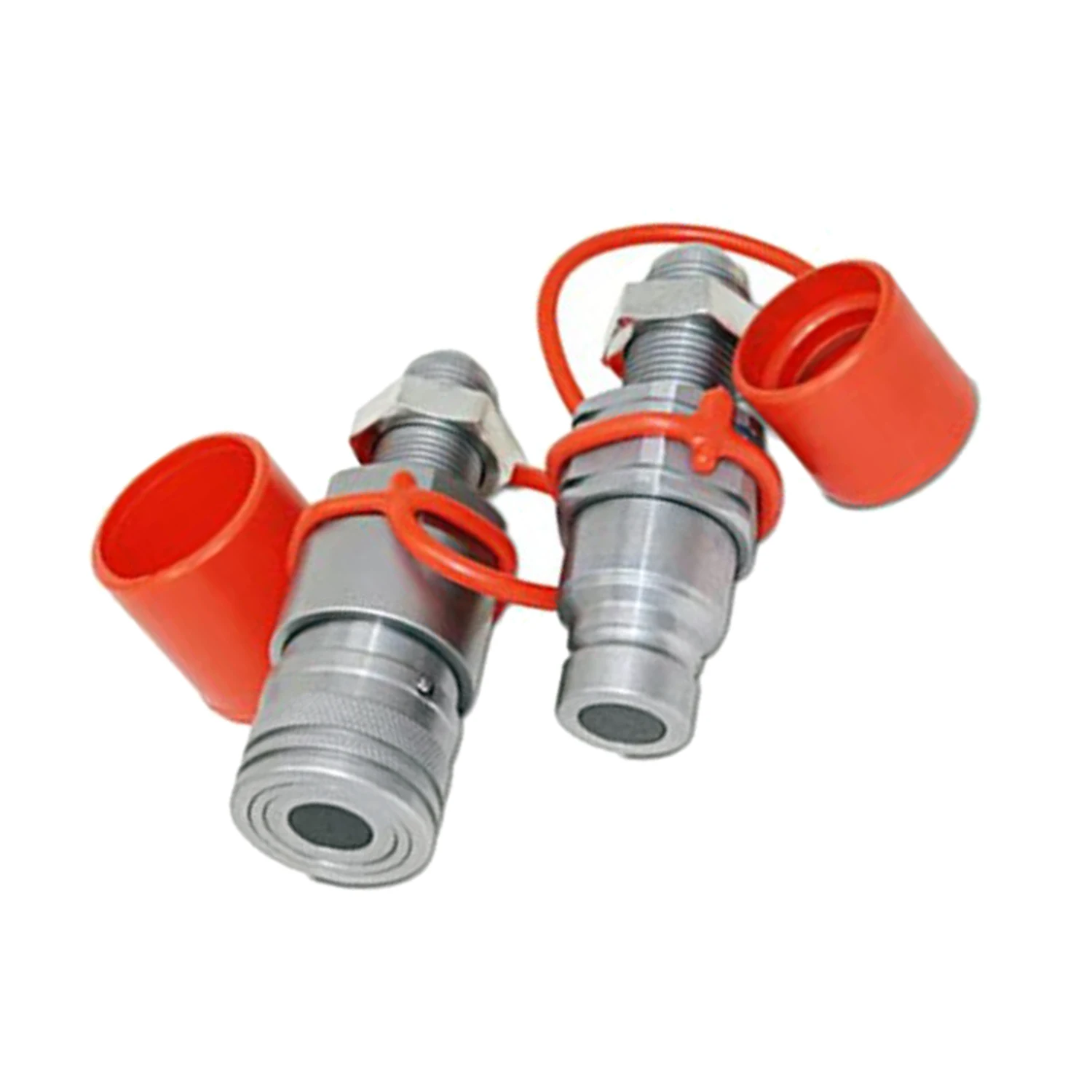 Male Female Flat Face Coupler Kit 193-8334 Compatible with Caterpillar CAT Backhoe Loader 416F Compact Wheel Loader 906H 906H2