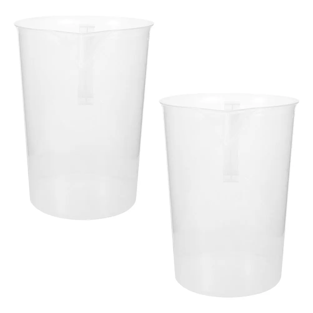 

2 Pcs Thickened Metering Cup Measuring Beaker Liquid and Solid Jug Cups Plastic Milliliter for
