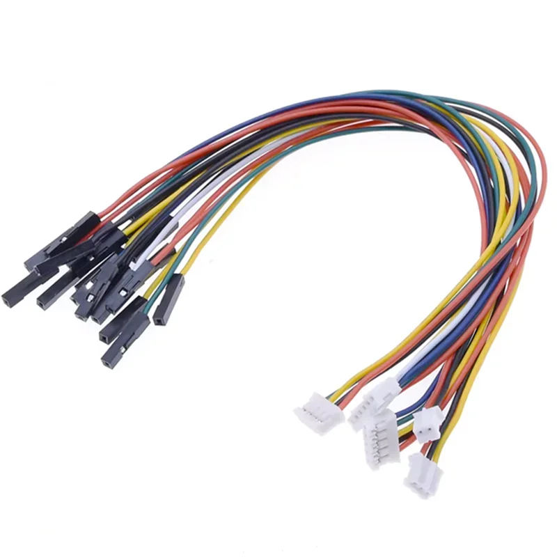 5Pcs PH2.0 to 2.54mm Dupont Cable 1P Female 2/3/4/5/6/7/8/9/10P Jumper Wire Connecting Cable 10cm/20cm/30cm 26AWG