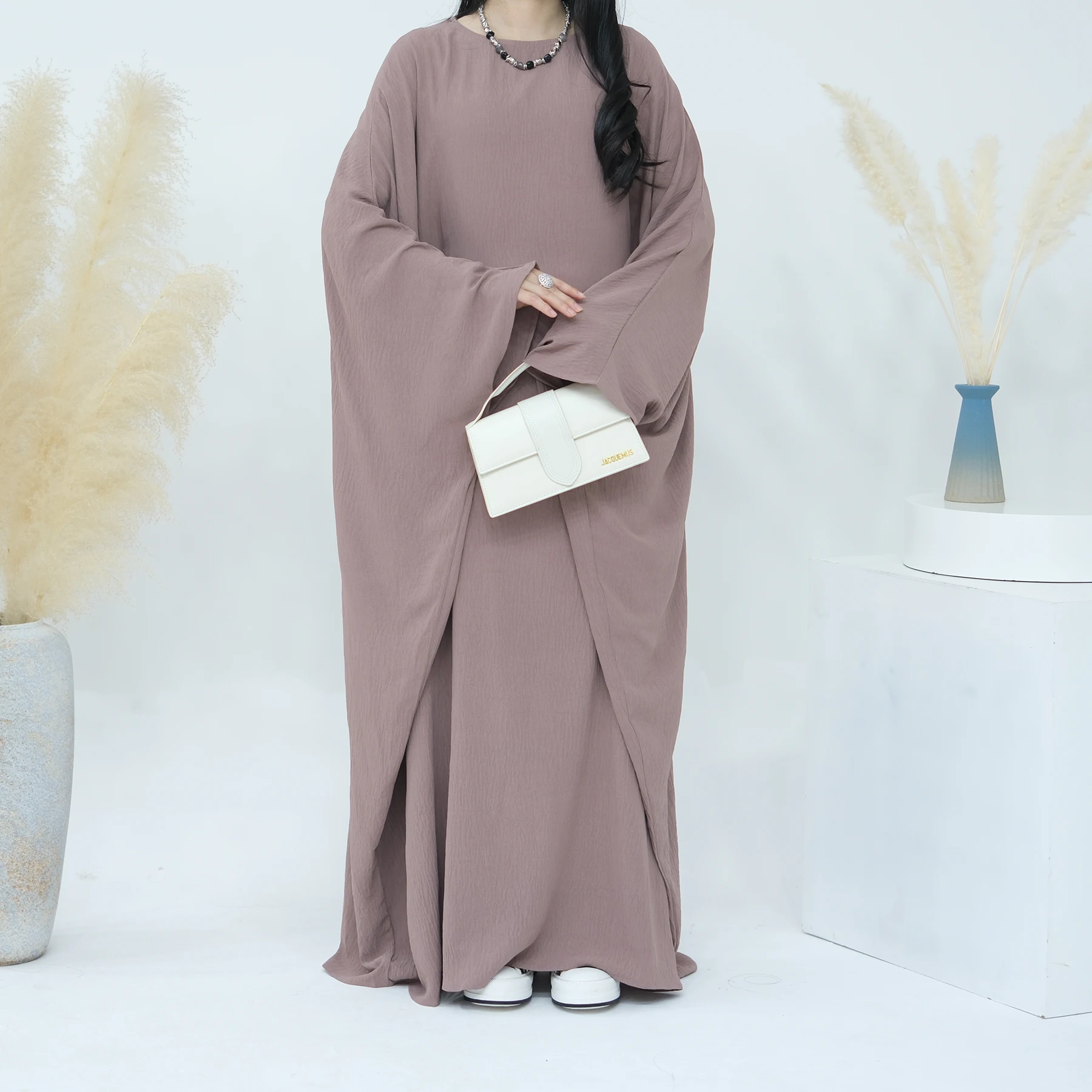 Modest Ramadan Khimar Abaya Saudi Arabia Turkey Islam Muslim Dress Prayer Clothes African Dresses Women Kebaya Robe Musulmane