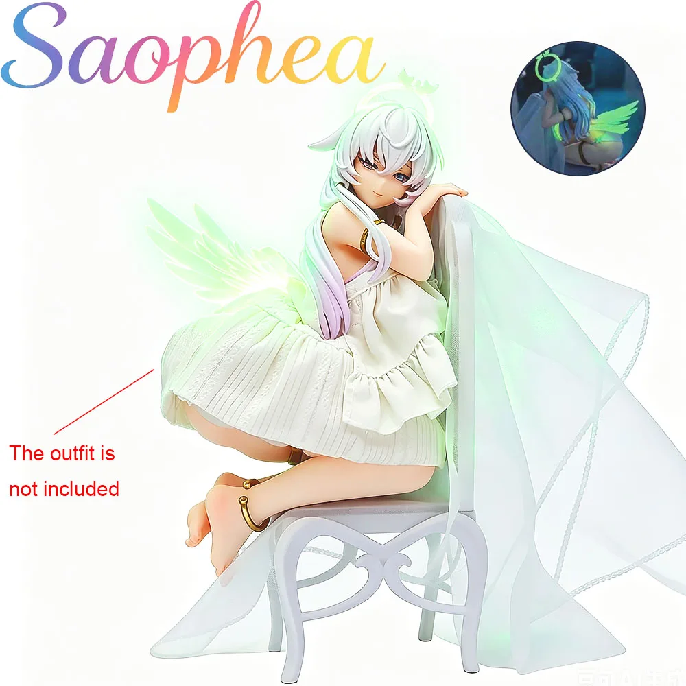 Saophea Luminous Angel Girl Ver. Ecchi Figure, Sexy Anime Girl Waifu Action Figure Collectible Statue, Anime Decor Gift Toy