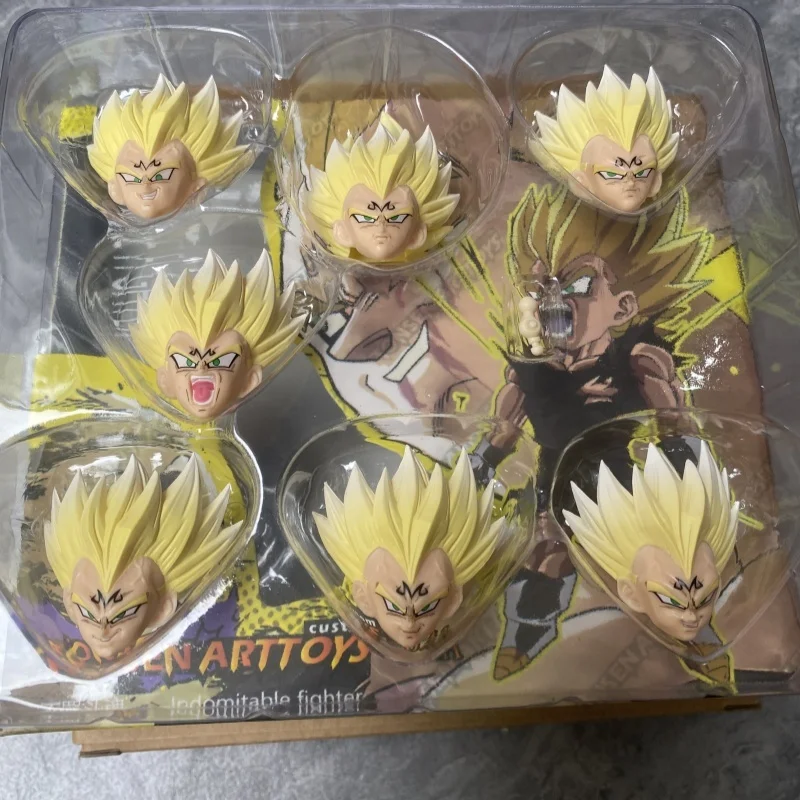 

В наличии: Tonsenarttoys SHF Majin Vegeta - Набор скульптур головы с грибовидным ртом и аксессуаров, переиздание коллекционной декоративной модели-игрушки