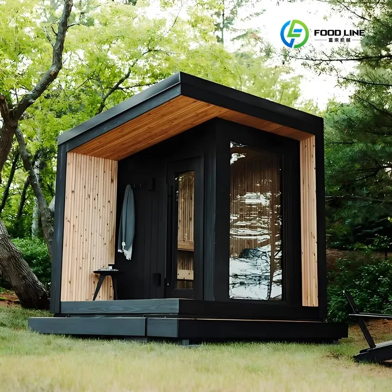 Outdoor Sauna Room Indoor High Temperature Steam Sauna Far Infrared Sweat Sauna Room Customized