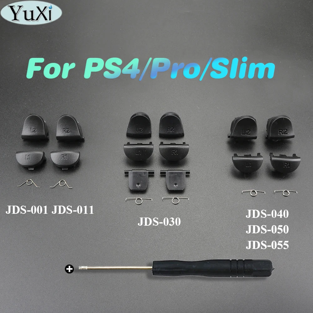 

1Set L1 R1 L2 R2 Trigger Button Springs For PS4 Pro Slim JDM JDS 001 011 030 040 050 055 For PlayStation 4 Controller Repair