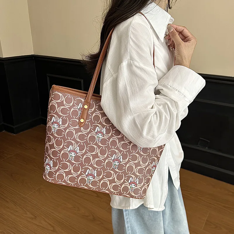 

Негабаритная потертая кожаная сумка-тоут с ботаническим принтом, сумка через плечо для работы на выходные, переходная, устойчивая парусиновая сумка, фермерский рынок