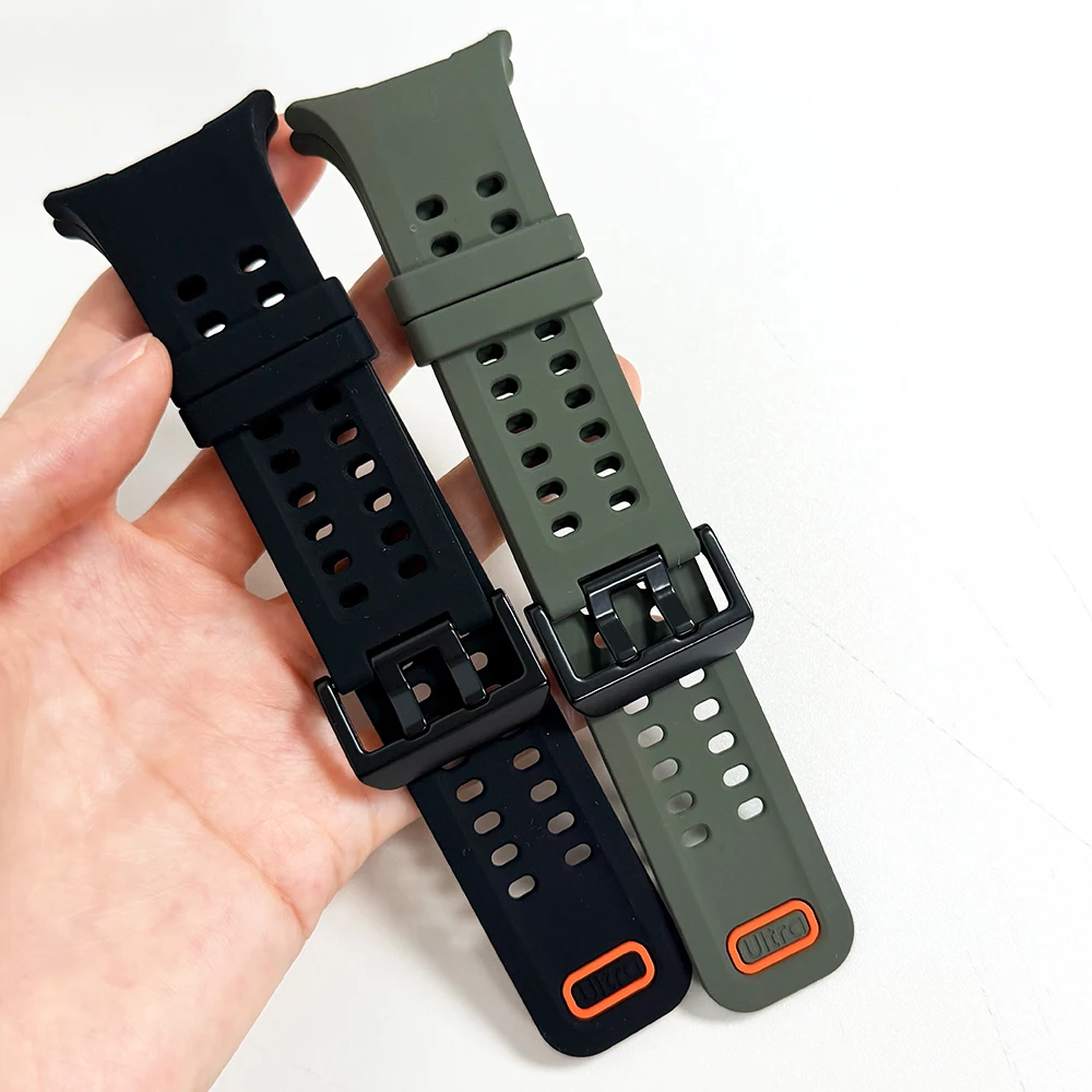 Armband für Samsung Galaxy Watch Ultra 2, 47mm Sport-Silikon-Ersatzarmband, atmungsaktives Armband, Galaxy Watch 2026 Ultra Zubehör – Detail 10