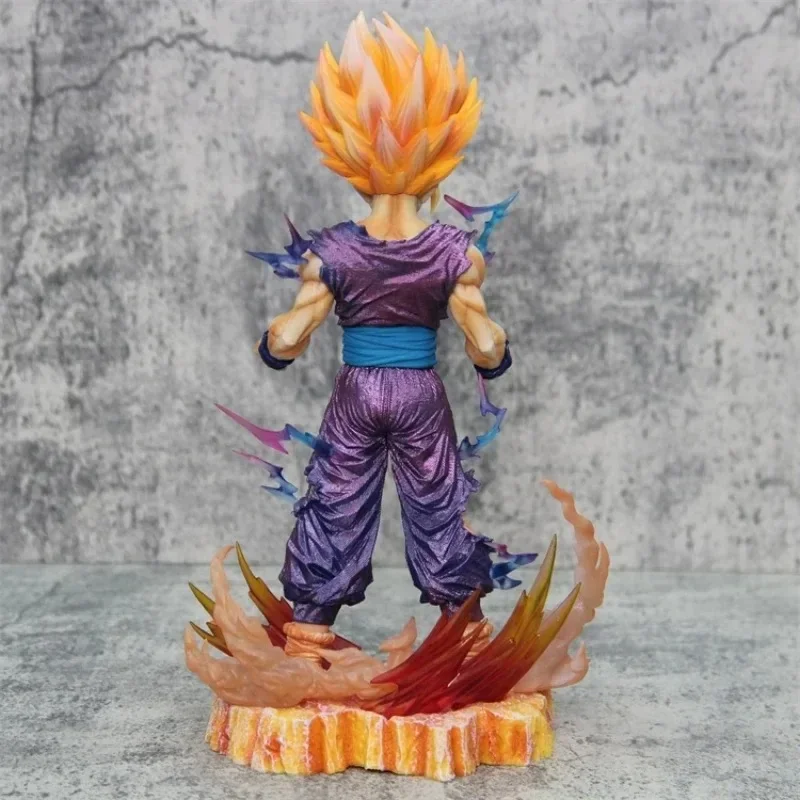 25cm Dragon Ball Z Anime Figure Son Gohan Action Figurine Super Saiyan 2 Cell Game giocattoli per bambini Decoartion Son Goku regalo gratuito