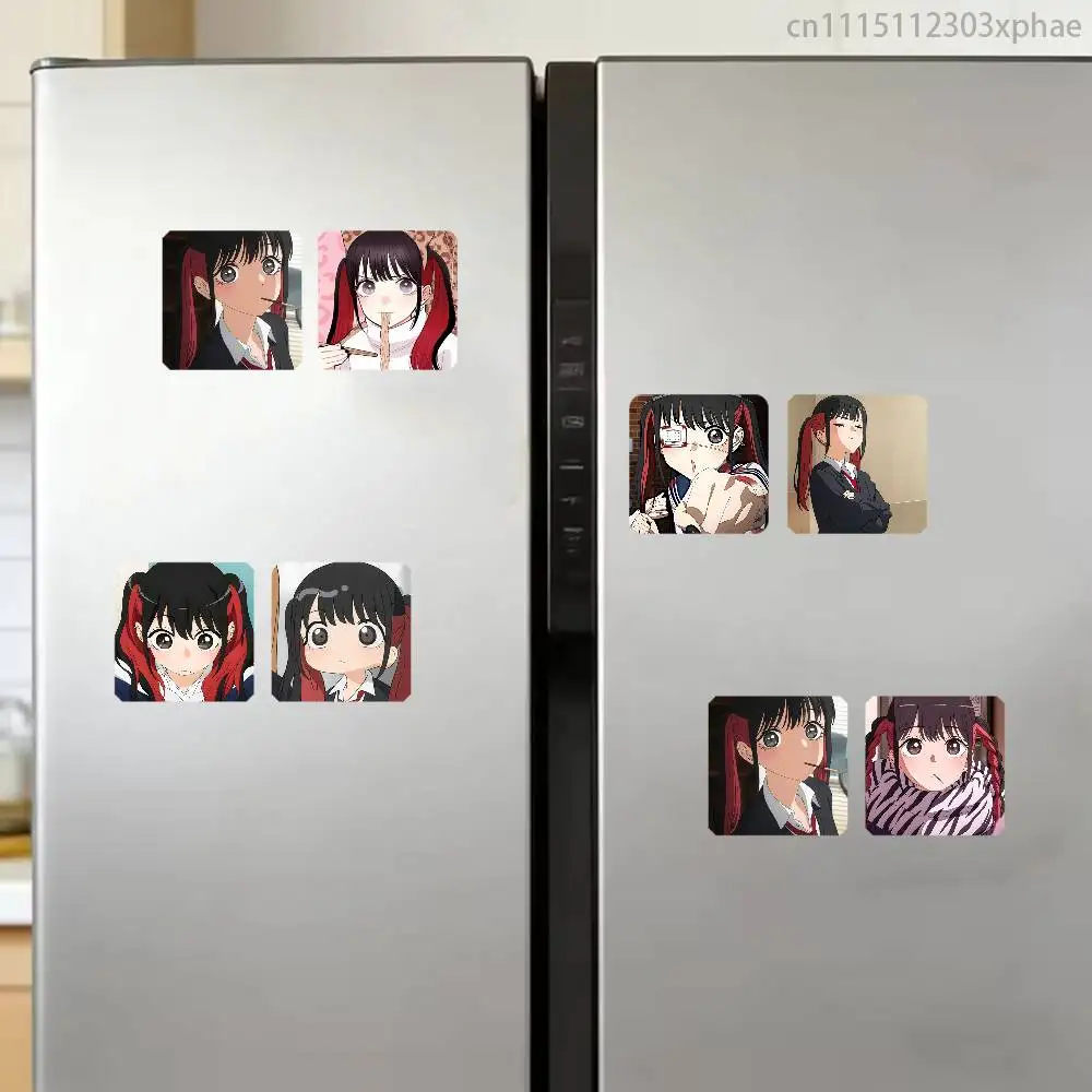 Nowa Sugaya D-Dress up Darling Anime 2-Pack Set Refrigerator Magnets, Soft Magnetic Heat Transfer Refrigerator Magnets Gift