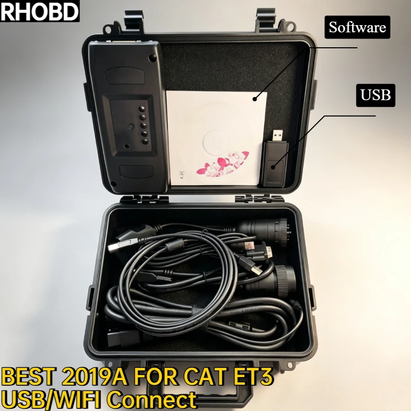 Best FOR CAT ET3 Truck Profession New Cat3 Truck for CAT3 Communication Adapter For CAT-III ET 2019A Trucks Diagnostics Tool