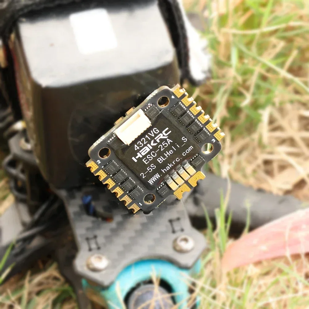 HAKRC 2025 جديد 15A 25A 2-4S 4 في 1 Blheli_S ESC Dshot600 20x20mm لطائرات السباق بدون طيار RC FPV، متعددة الدوارات، والطائرات بدون طيار