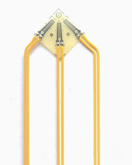 120-3CA 120-5CA Triaxial Strain Gauge Rosette Solderless Residual Stress Foil Sensor