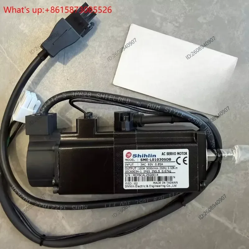 Taiwan Shihlin SME-L01030SBA SME-L01030MCB AC Servo Motor 100W 3000RPM Original Servo Motor