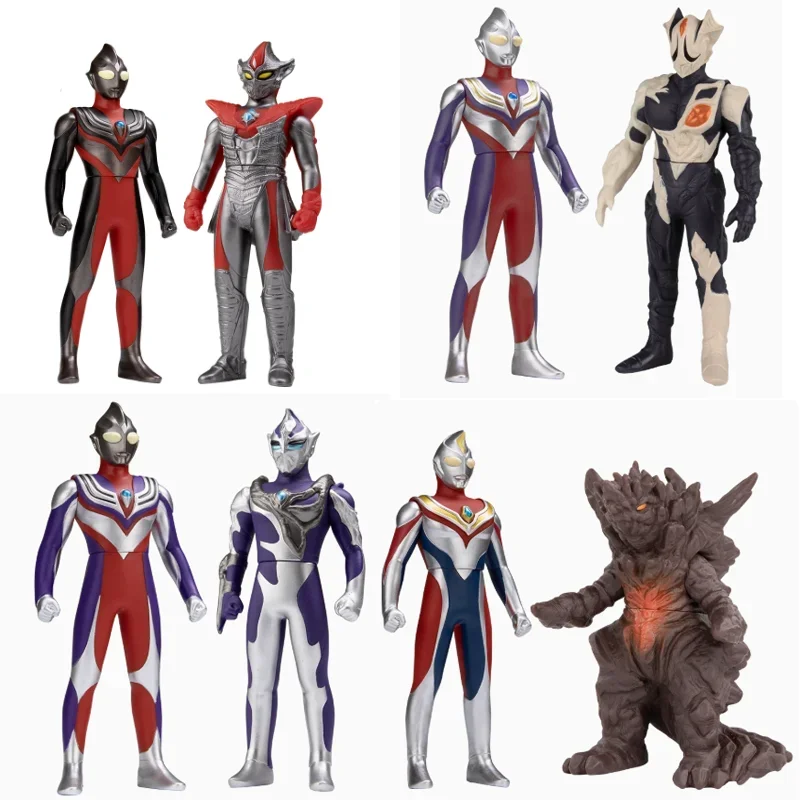 Bandai Original Ultraman Taiga Zaragas Camearra Metsu-Oga Anime Action Figure Toys for Boys Girls Kids Children Birthday Gifts