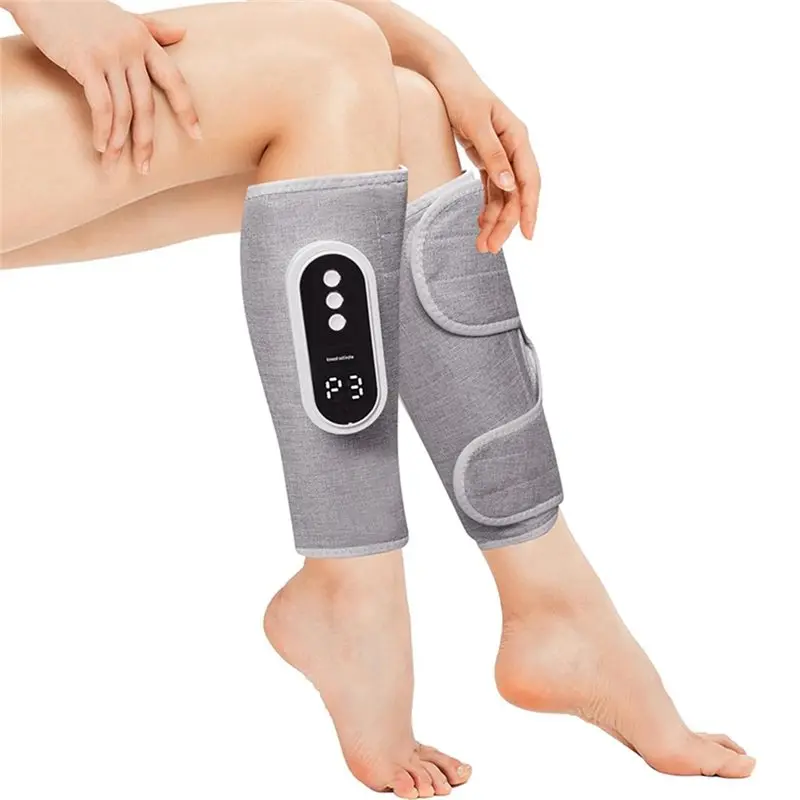 

ABKR-Air Compression Leg Massager For Circulation With 3 Modes And Heat Cordless Leg Compression Massager