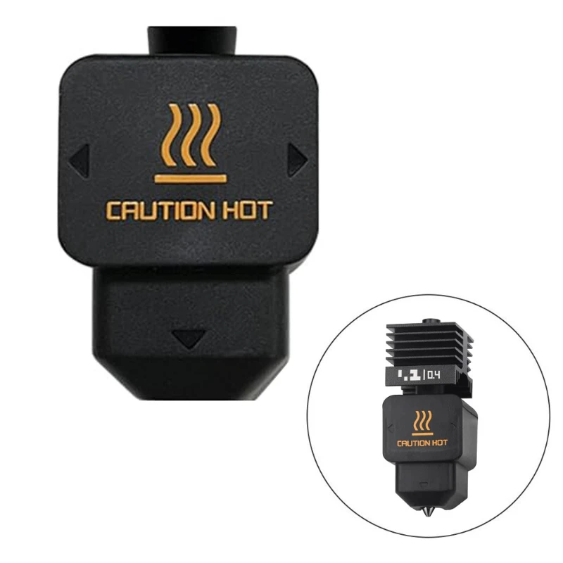 2pcs H2D H2S H2C Hotend Kit 3D Printer Silicone Socks Hotend Cover Anti-Scald Protective Case For Bambu H2D A1/A1mini