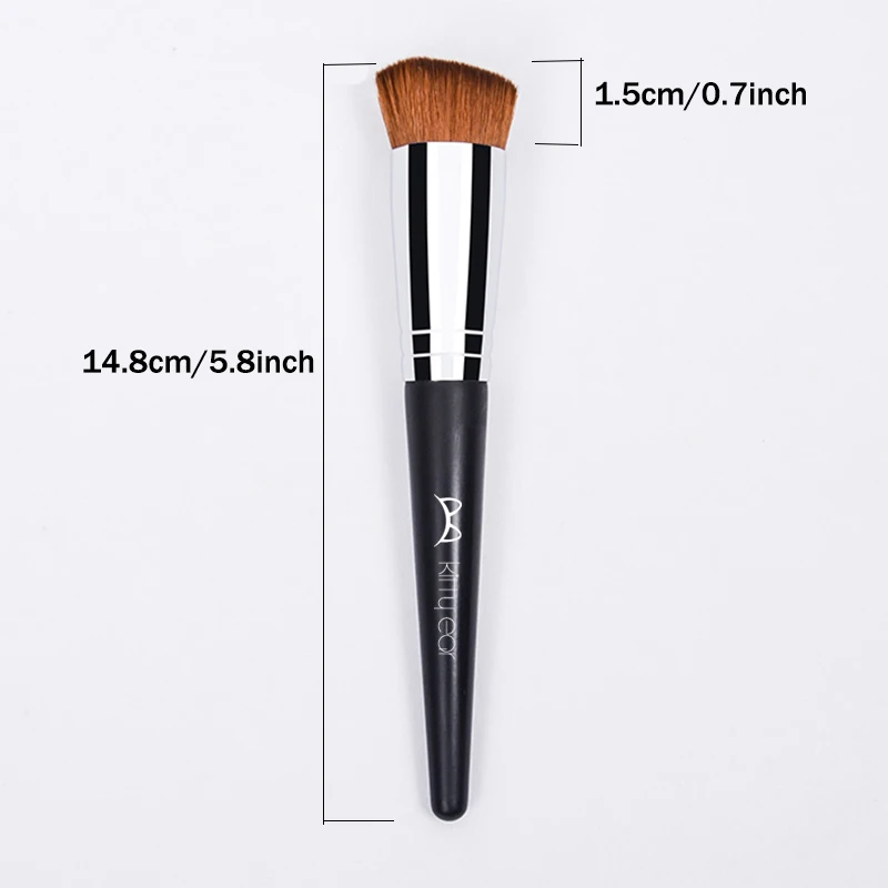 Face Foundation Makeup Brush - Multi-Functional Cosmetic Concealer Brush with Soft Artificial Bristles for Even Application