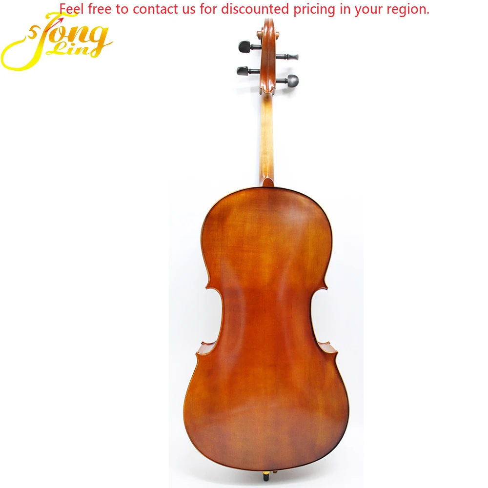 

OEM Solid Wood Top Material And Electric Material Ebony Wood Fingerboard Cello