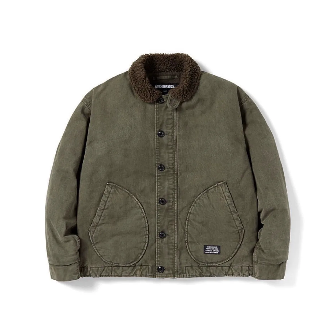 

Куртка NBHD N1 Deck с флисовым воротником и утеплением, мужская, в стиле знаменитостей